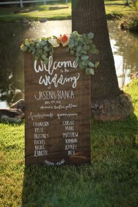 Feast On This Wedding Welcome Sign
