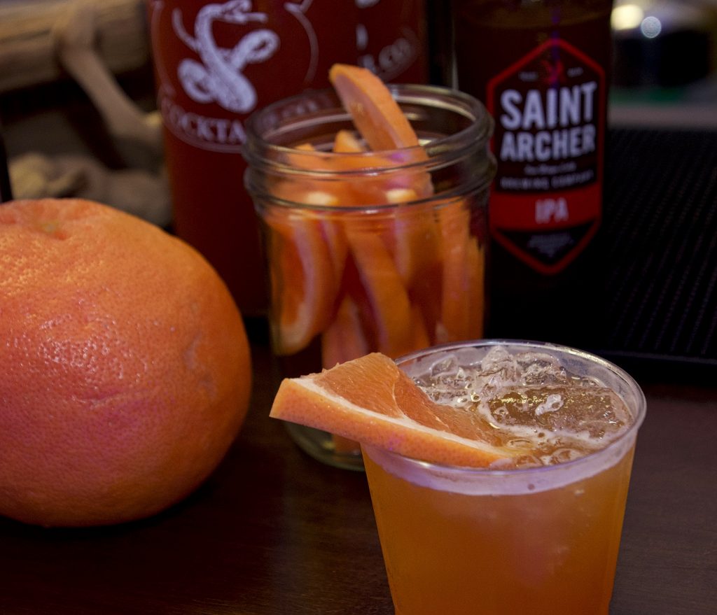 Feast On This - Open House - IPA-Aperol Beer Cocktail by Snake Oil Cocktail