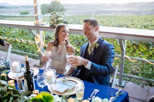 Feast On This Wedding - Doffo Winery - Bride and Groom