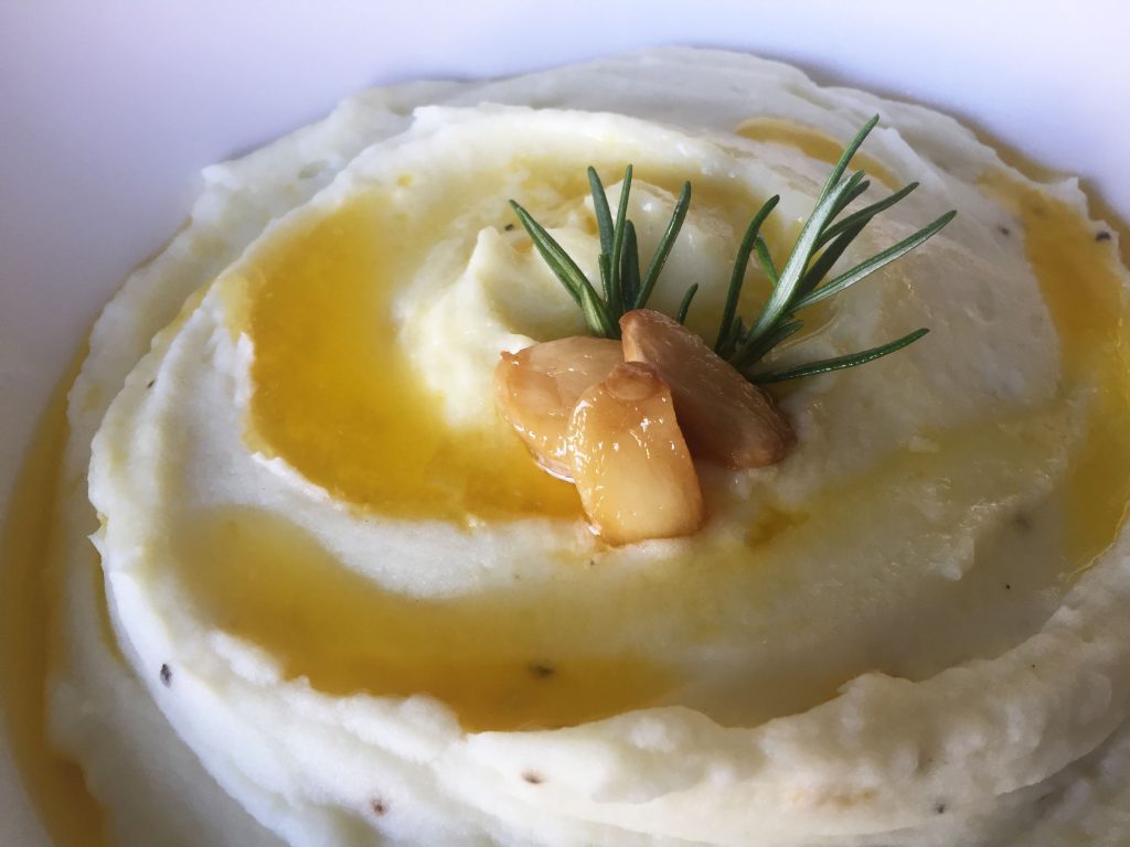 Butternut Squash Infused Mashed Potatoes